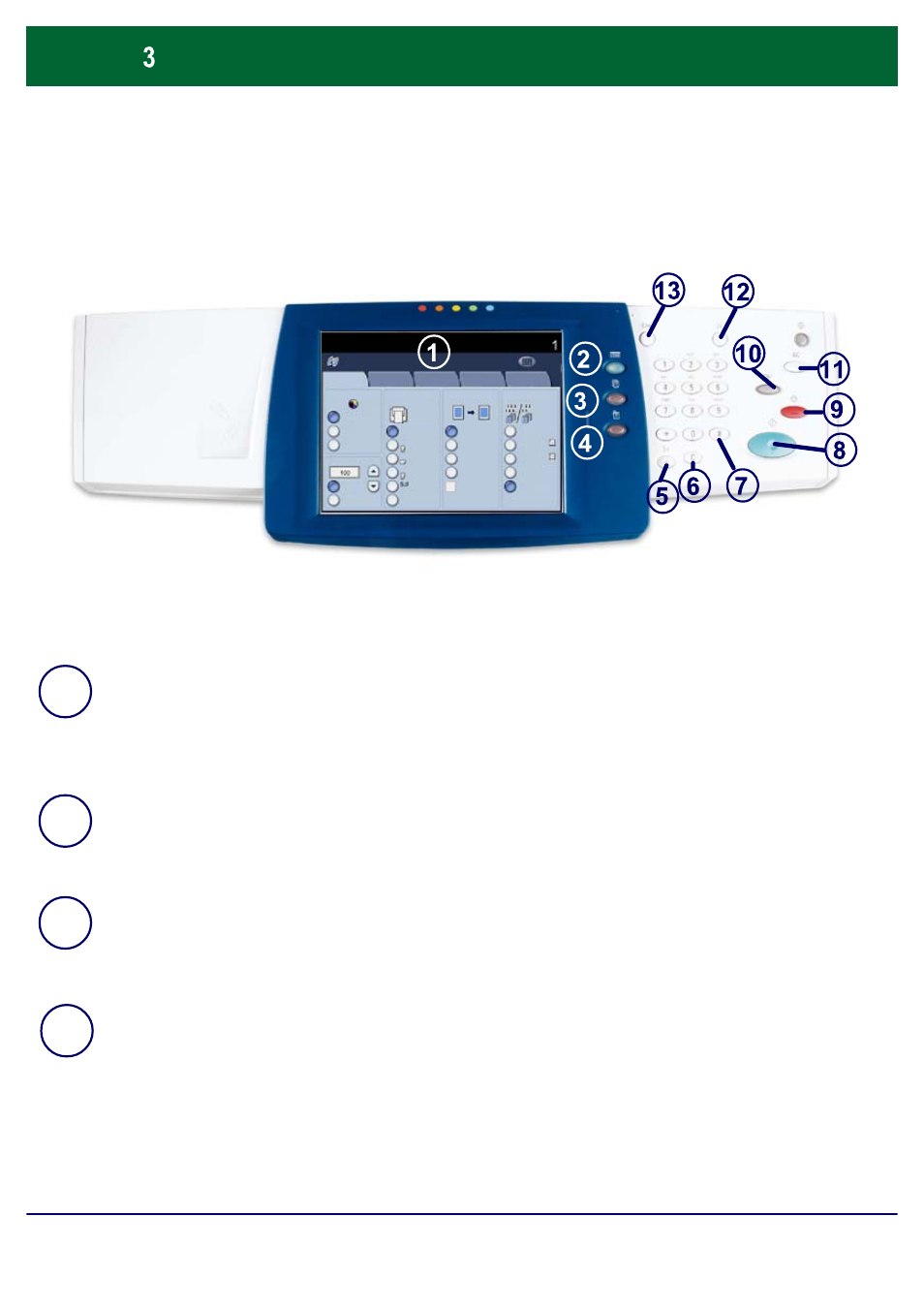 Panel de control | Xerox WorkCentre 7328-7335-7345-7346 con built-in controller-17843 User Manual | Page 36 / 128