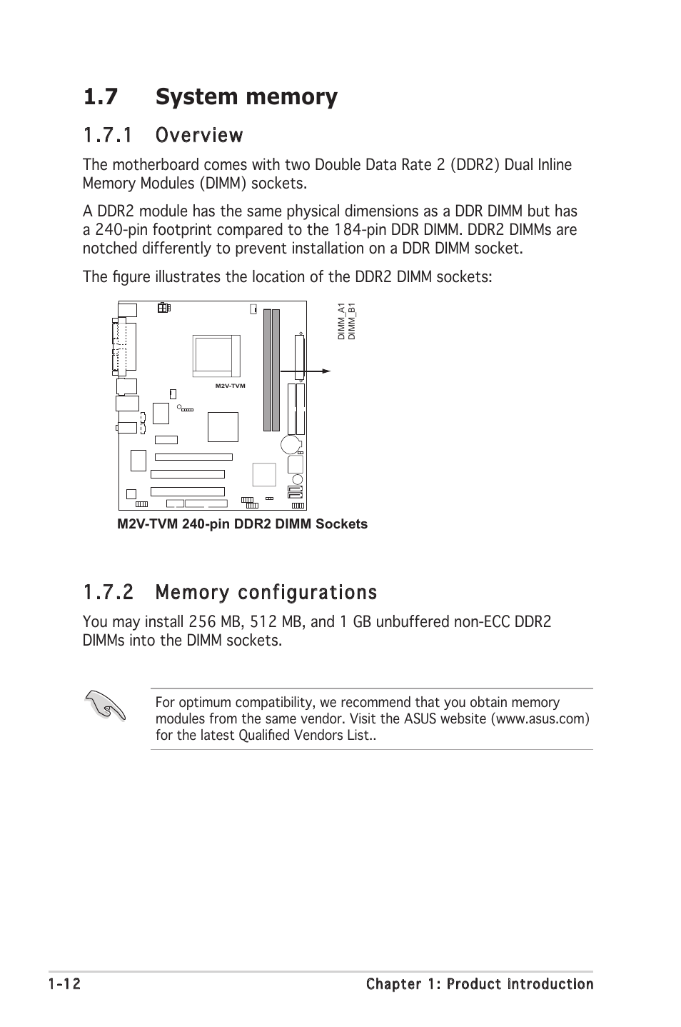 1 overview | Asus M2V-TVM User Manual | Page 22 / 82