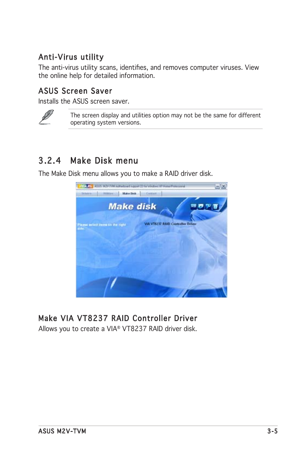 4 make disk menu | Asus M2V-TVM User Manual | Page 81 / 82