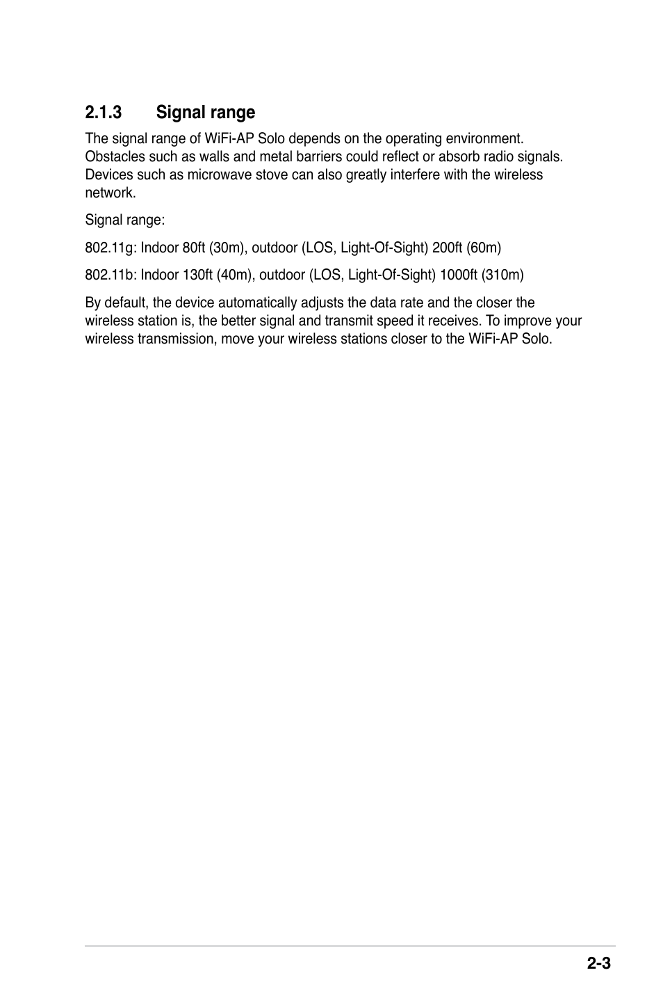 3 signal range | Asus II E2949 User Manual | Page 17 / 50