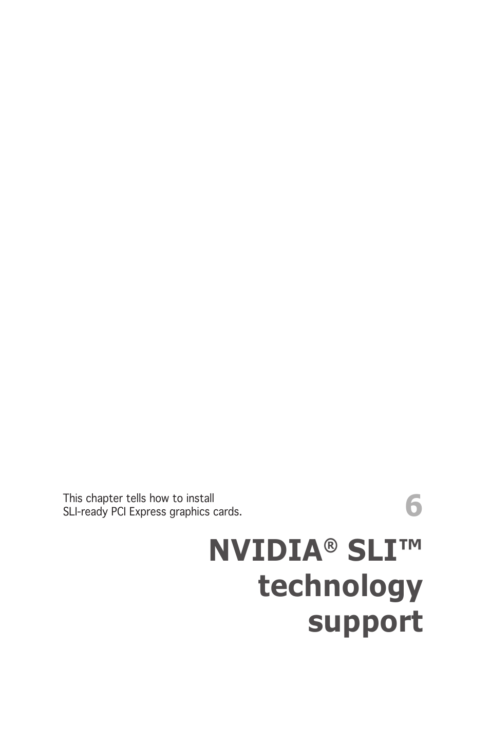 Nvidia, Sli™ technology support | Asus Motherboard A8N-SLI SE User Manual | Page 143 / 152