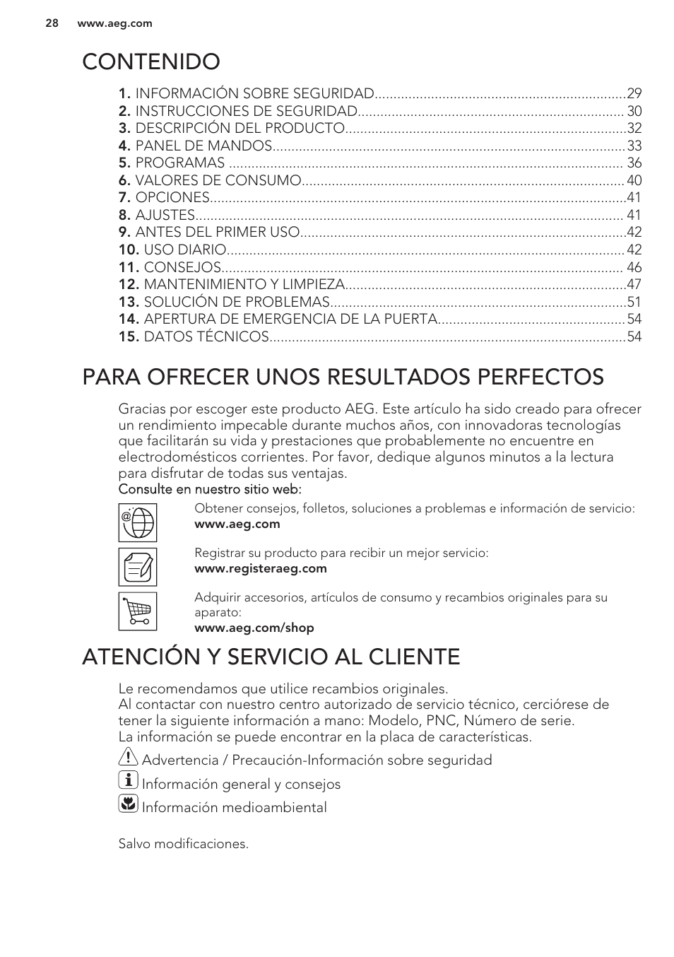 AEG L85275XFL User Manual | Page 28 / 56