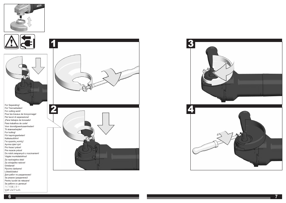 AEG WS 21-230 E User Manual | Page 4 / 67