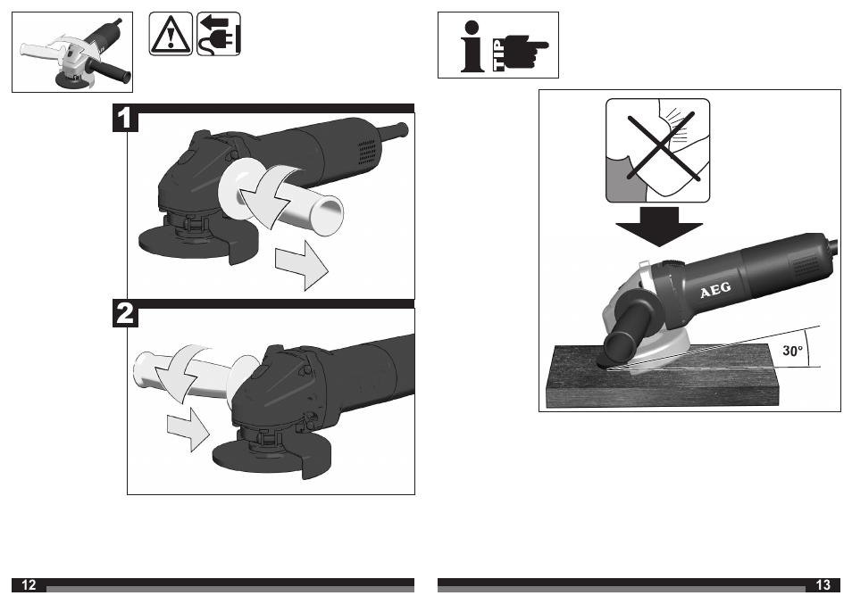 AEG WS 21-230 E User Manual | Page 7 / 67