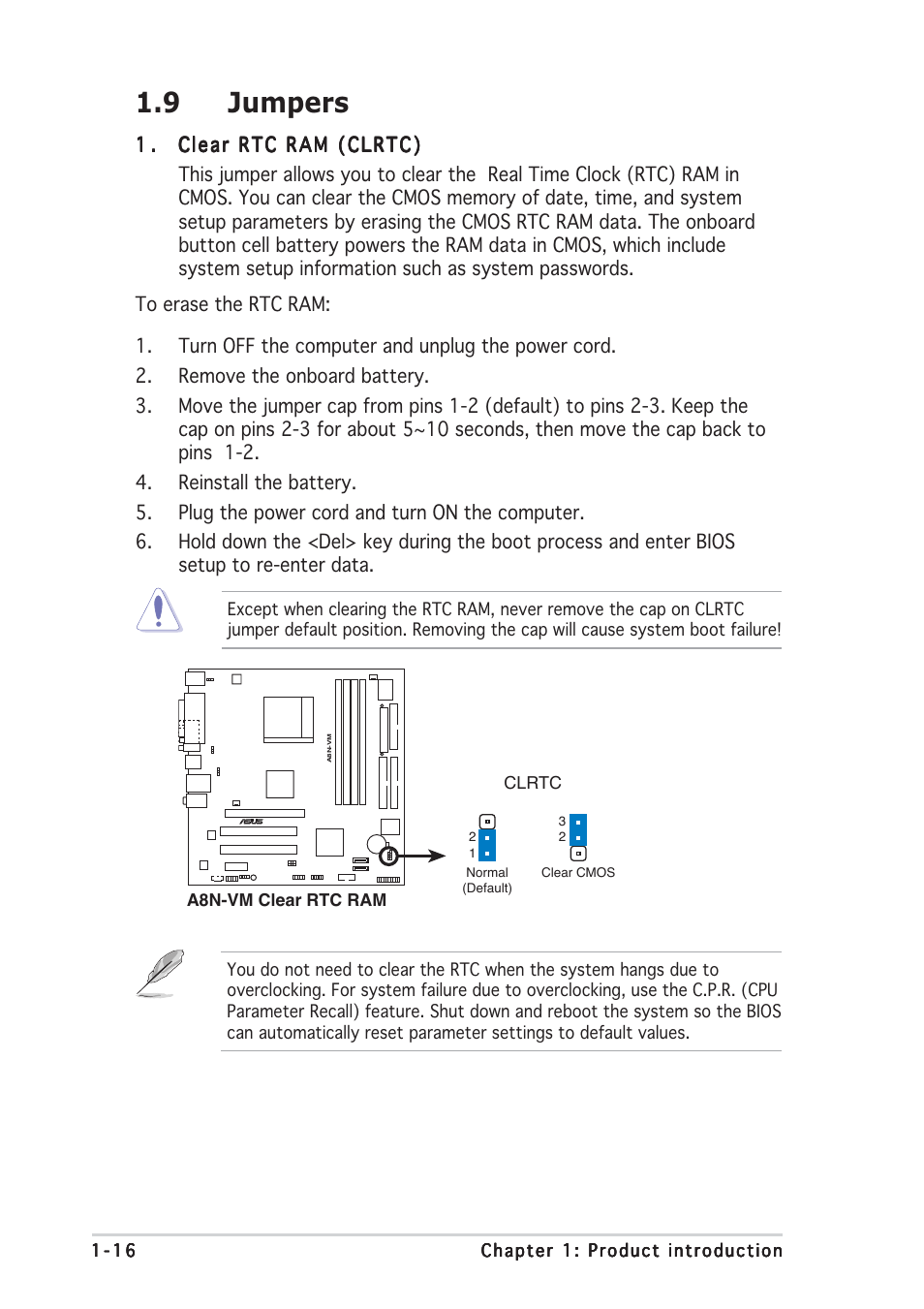 9 jumpers | Asus A8N-VM User Manual | Page 26 / 86