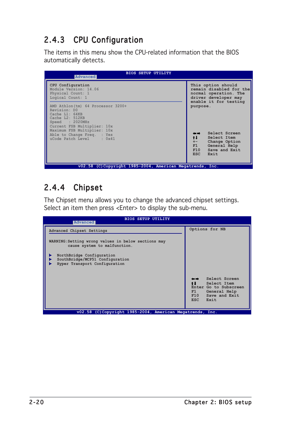 4 chipset chipset chipset chipset chipset | Asus A8N-VM User Manual | Page 58 / 86