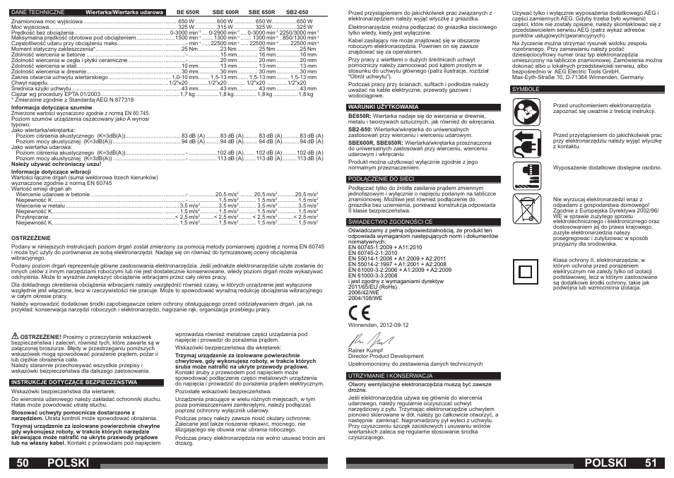 Polski | AEG SBE 600 R User Manual | Page 26 / 39