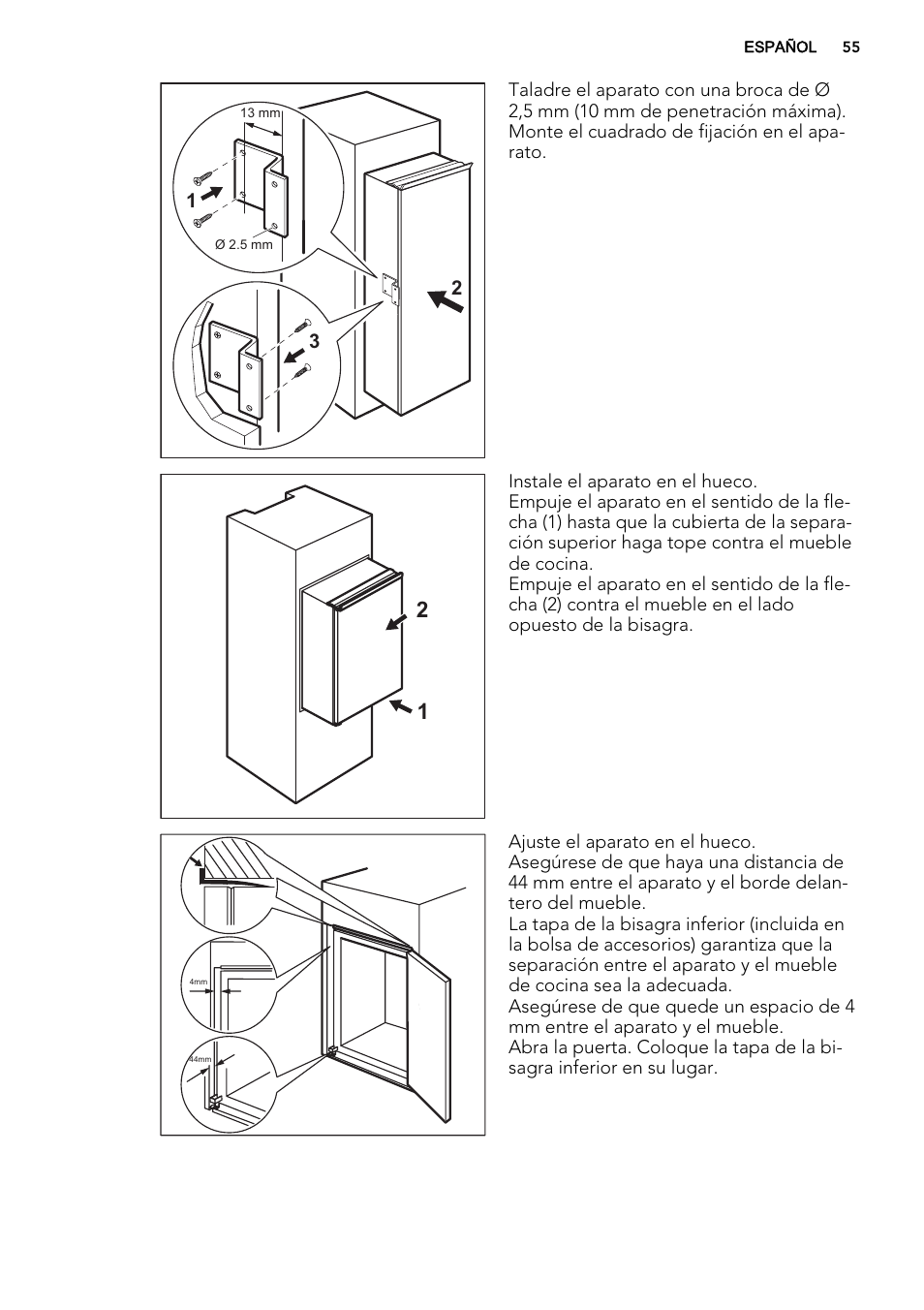 AEG SKD71800F0 User Manual | Page 55 / 64