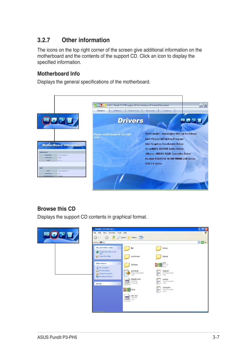 7 other information | Asus Desktop Barebone Pundit P3-PH5 User Manual | Page 47 / 100