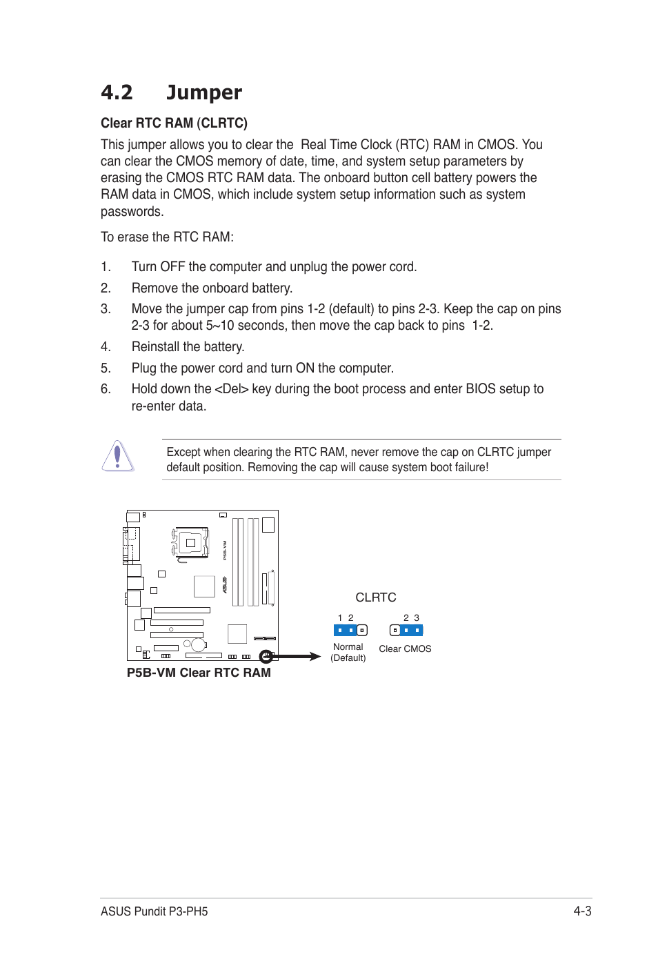 2 jumper | Asus Desktop Barebone Pundit P3-PH5 User Manual | Page 51 / 100