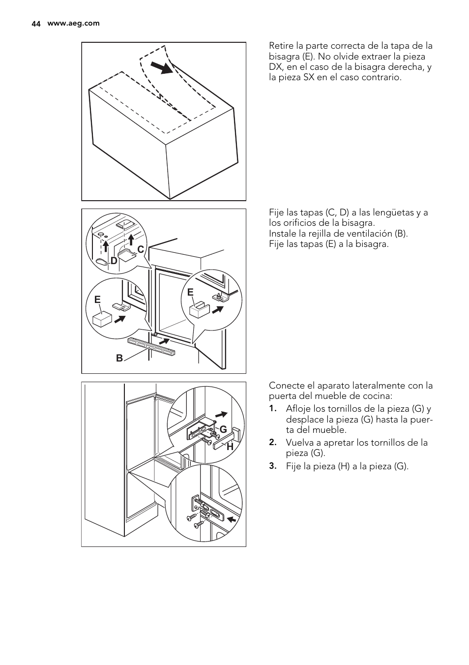 AEG SCT71800S1 User Manual | Page 44 / 52