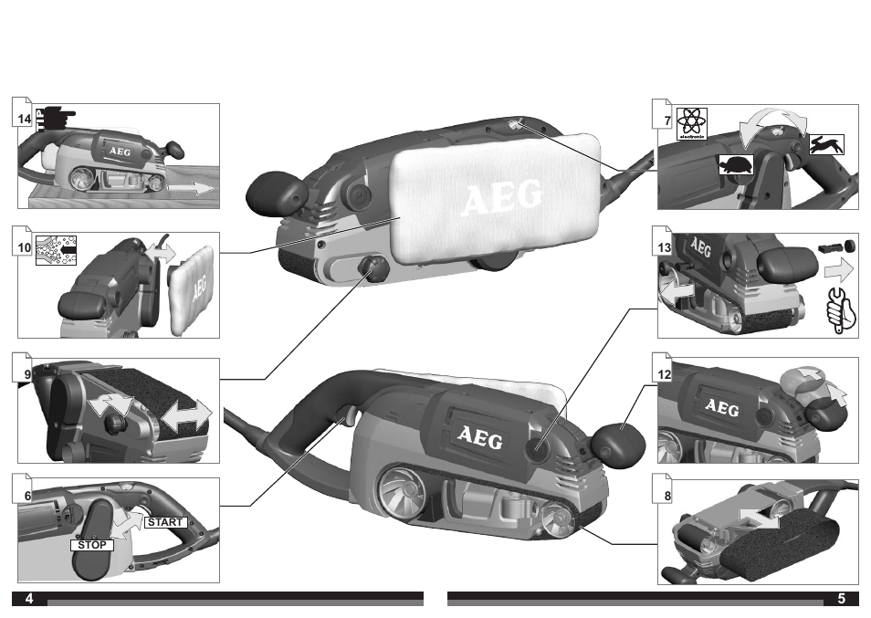 AEG HBS 1000 E User Manual | Page 3 / 37
