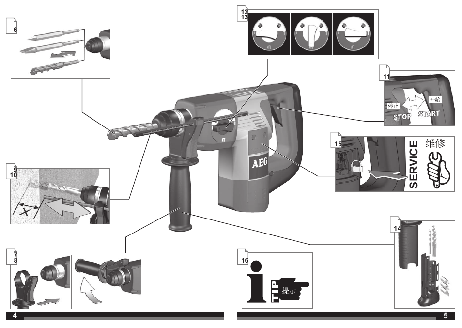 Ser vice | AEG PN 3500 User Manual | Page 3 / 13