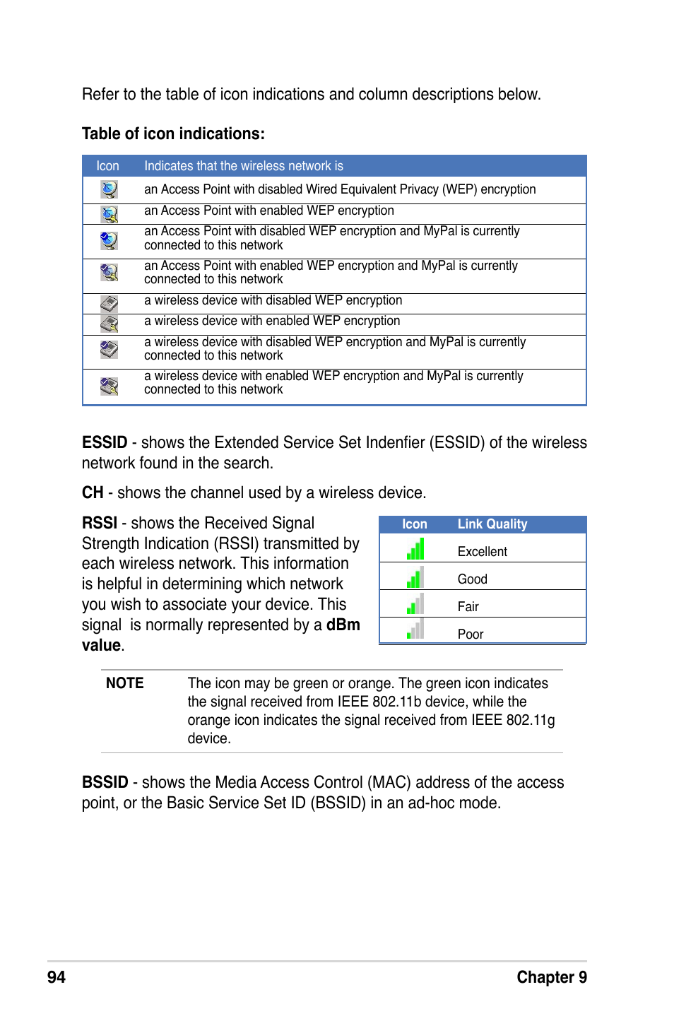 Asus A632N User Manual | Page 100 / 104