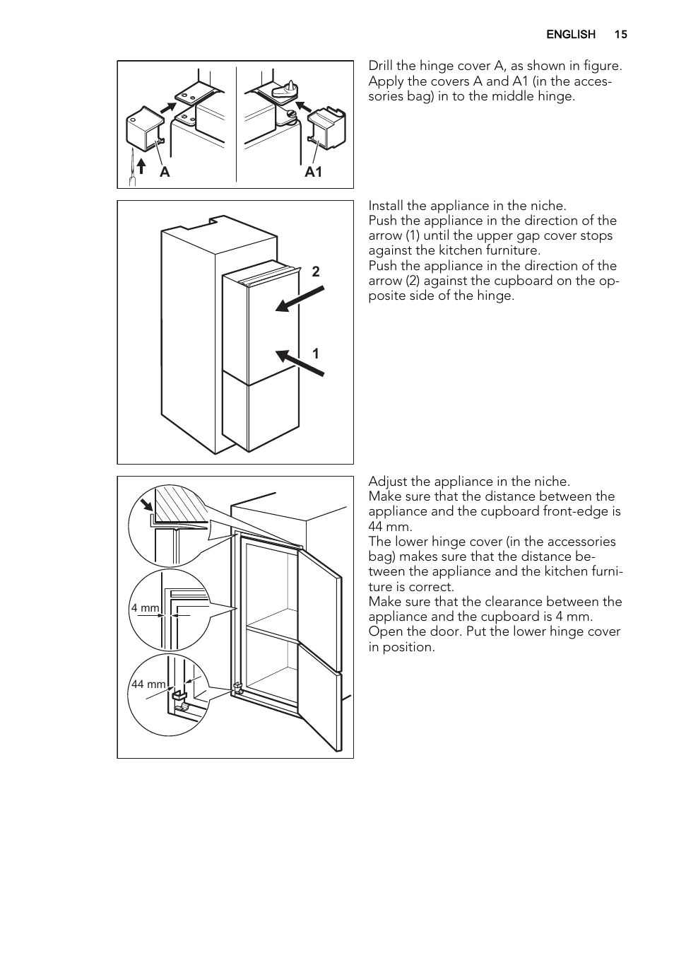 AEG SCS81800F0 User Manual | Page 15 / 64