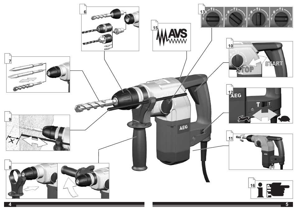 AEG BH 26 LXE User Manual | Page 3 / 37