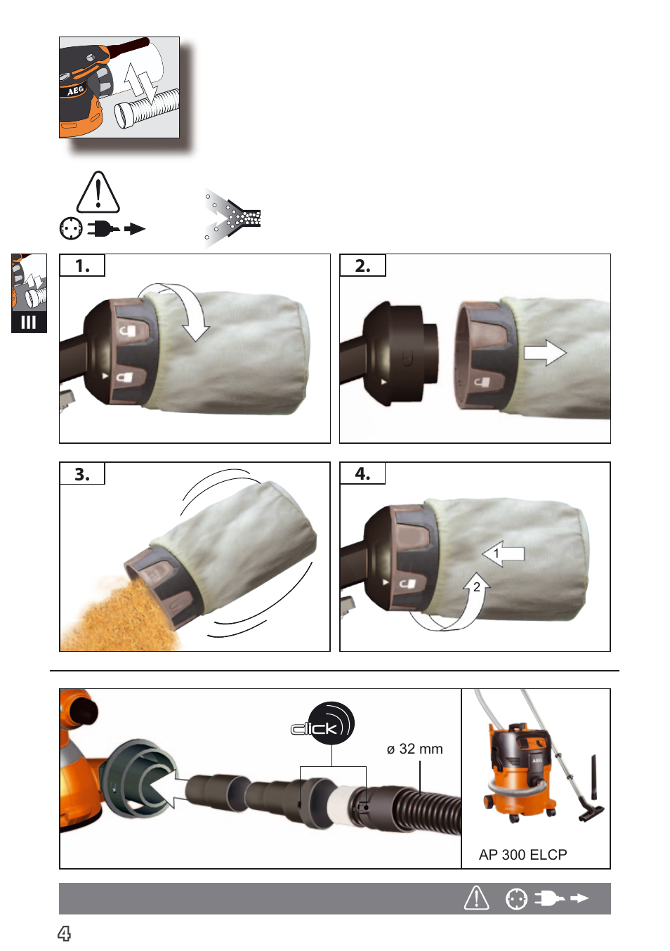 AEG EX 125 ES User Manual | Page 6 / 64