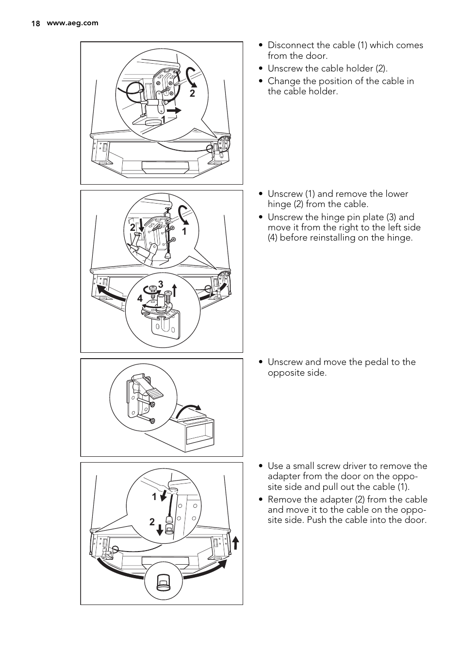AEG S74010KDX0 User Manual | Page 18 / 64