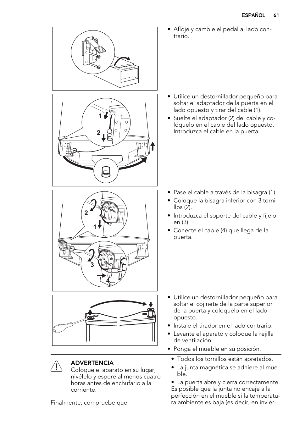AEG S74010KDX0 User Manual | Page 61 / 64