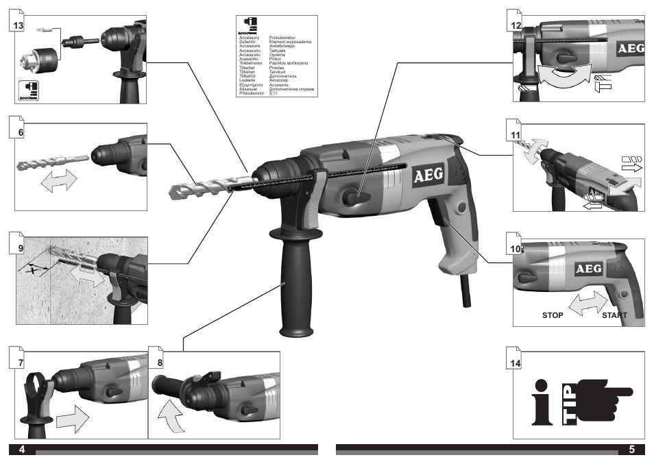 AEG BH 22 E User Manual | Page 3 / 37