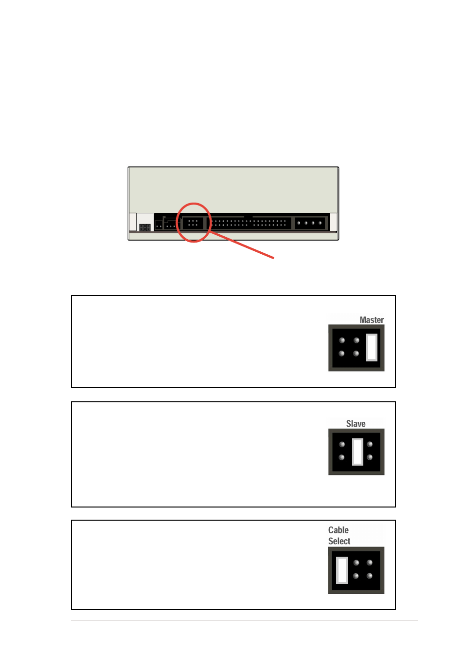 Setting the jumper terminals | Asus 48x/16x/48x CD-RW Drive CRW-4816A User Manual | Page 17 / 26