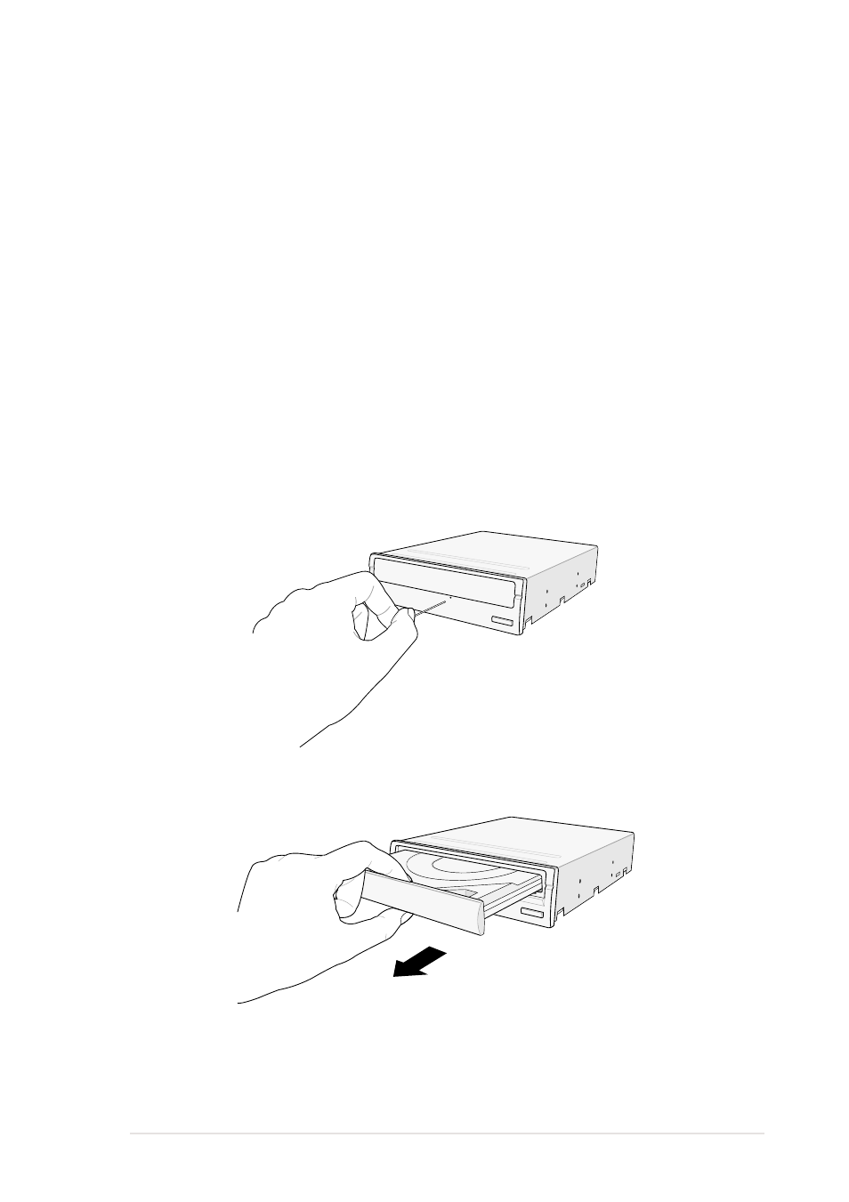 Using the emergency eject pinhole | Asus 48x/16x/48x CD-RW Drive CRW-4816A User Manual | Page 23 / 26