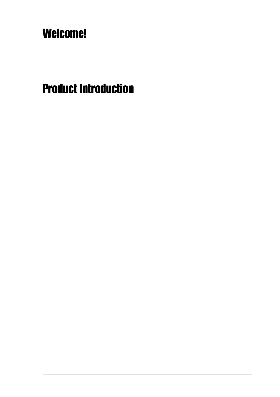 Welcome, Product introduction, Specifications | Asus 48x/16x/48x CD-RW Drive CRW-4816A User Manual | Page 9 / 26