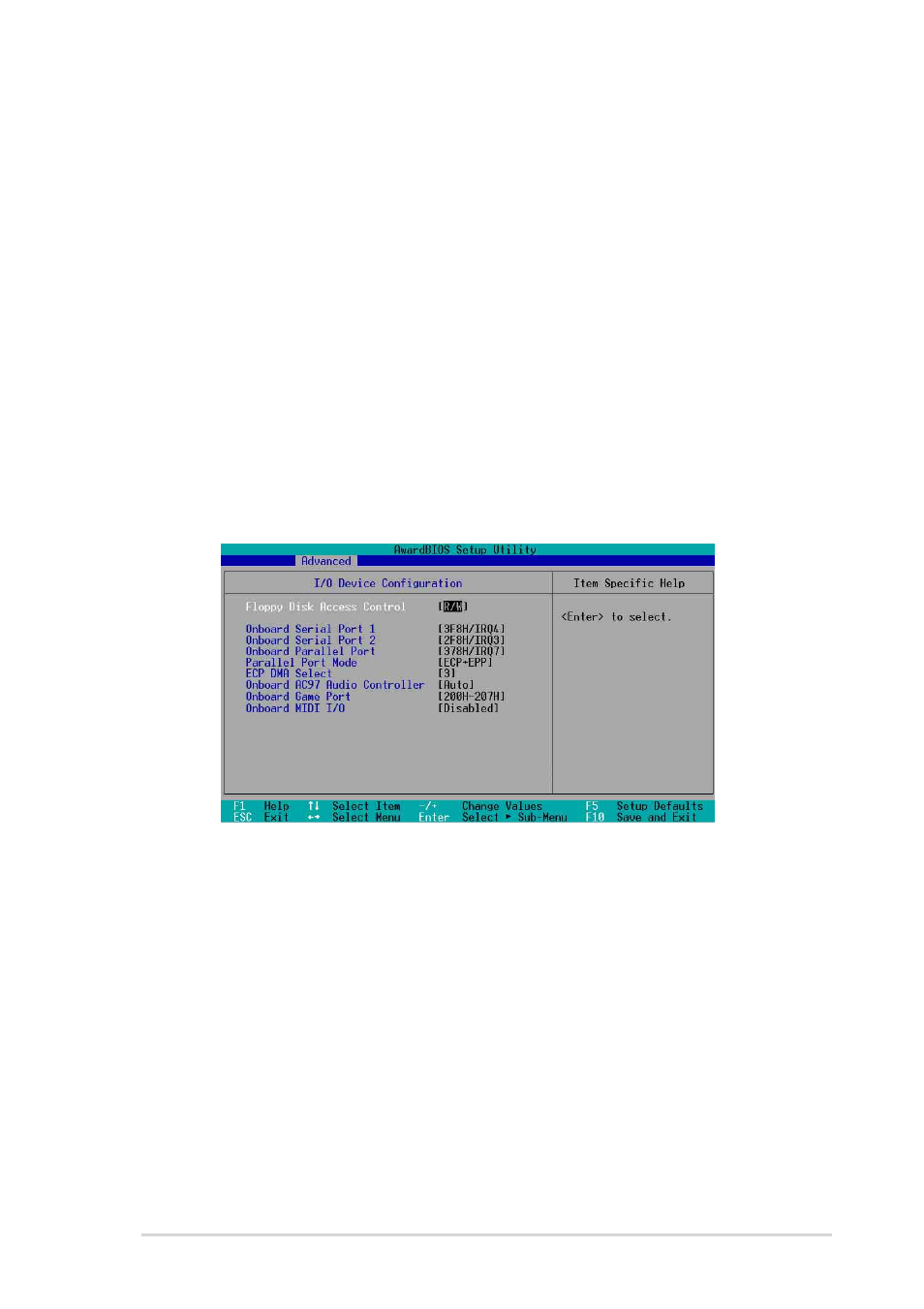 2 i/o device configuration | Asus P4PE-X/TE User Manual | Page 53 / 70