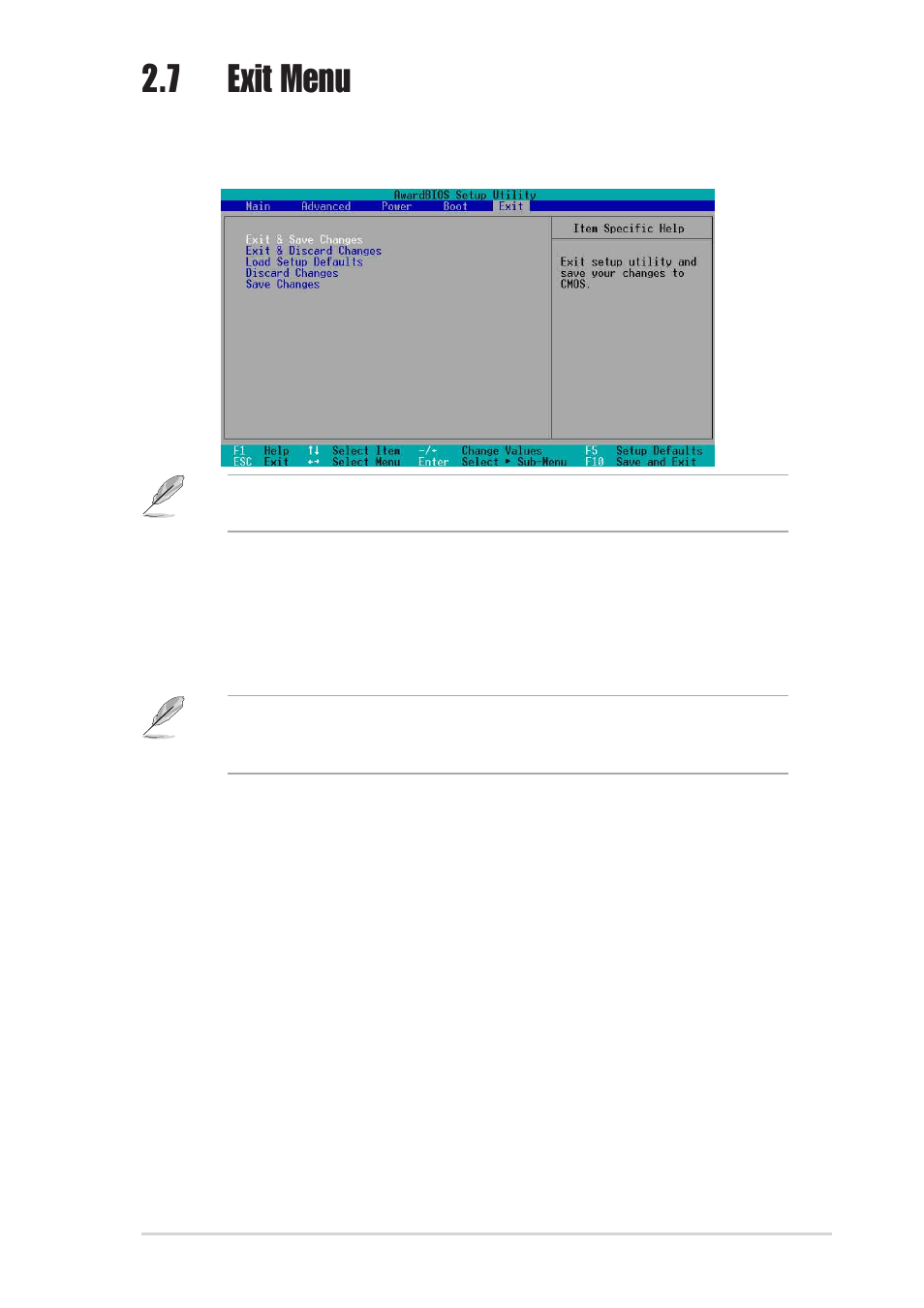 7 exit menu | Asus P4PE-X/TE User Manual | Page 63 / 70