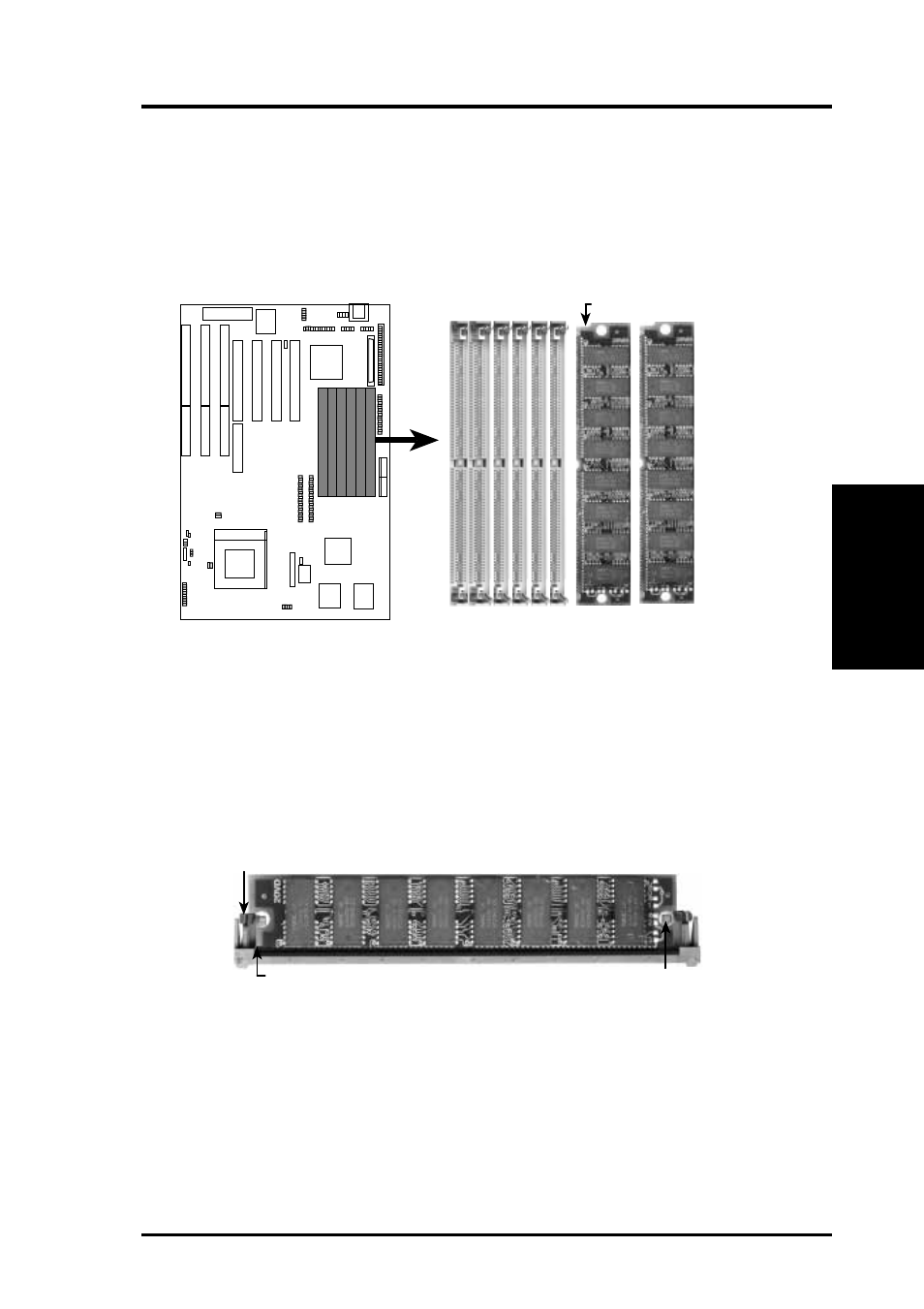 Iii. installation, 72 pin dram in simm socket | Asus P/I-P55T2P4S User Manual | Page 19 / 68