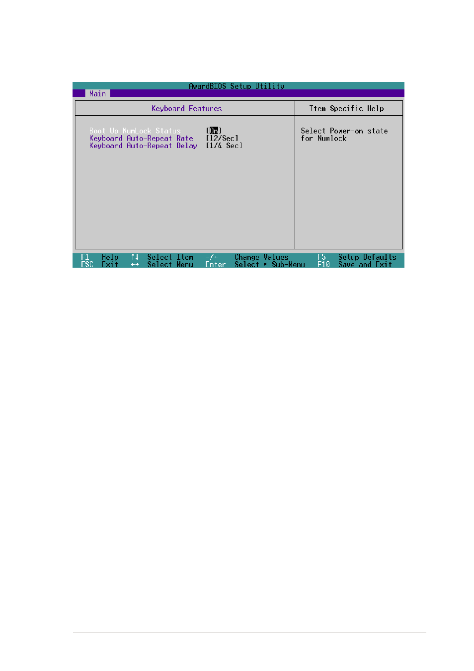 2 keyboard features | Asus A7V266-M User Manual | Page 69 / 116