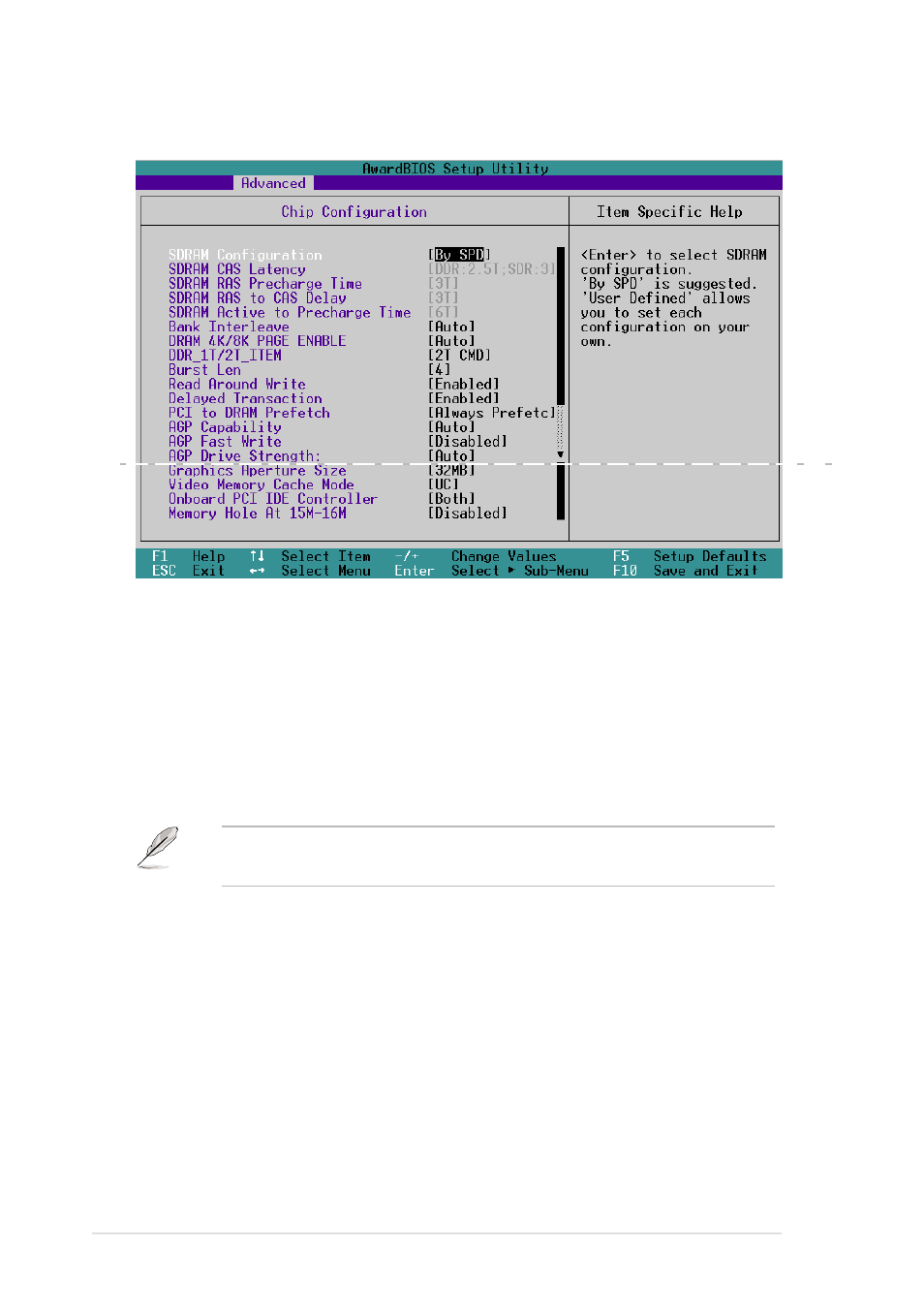1 chip configuration | Asus A7V266-M User Manual | Page 74 / 116