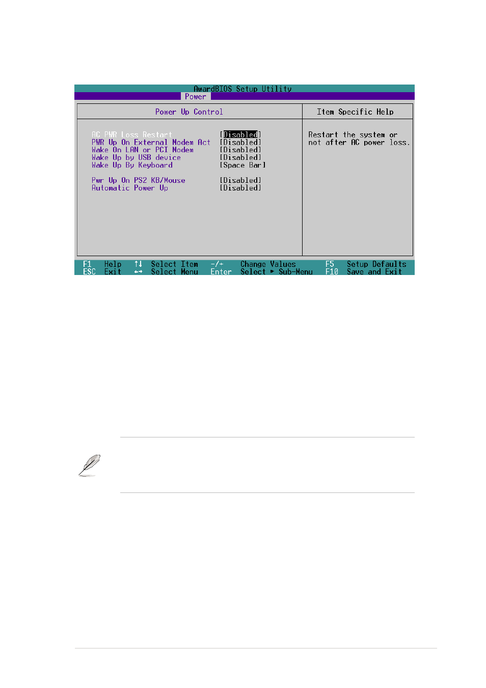 1 power up control | Asus A7V266-M User Manual | Page 83 / 116