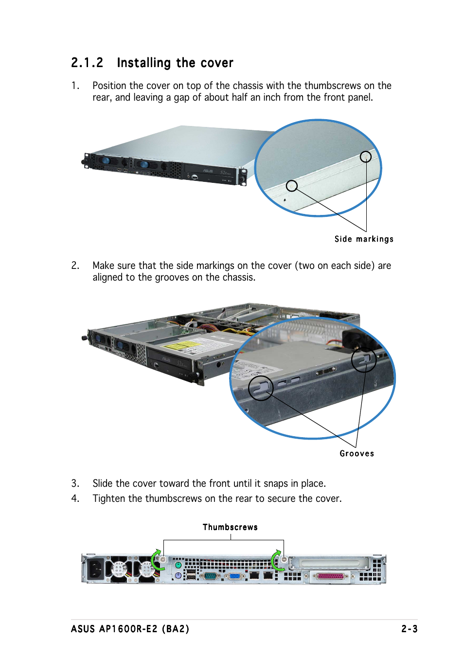 Asus AP1600R-E2 User Manual | Page 19 / 96