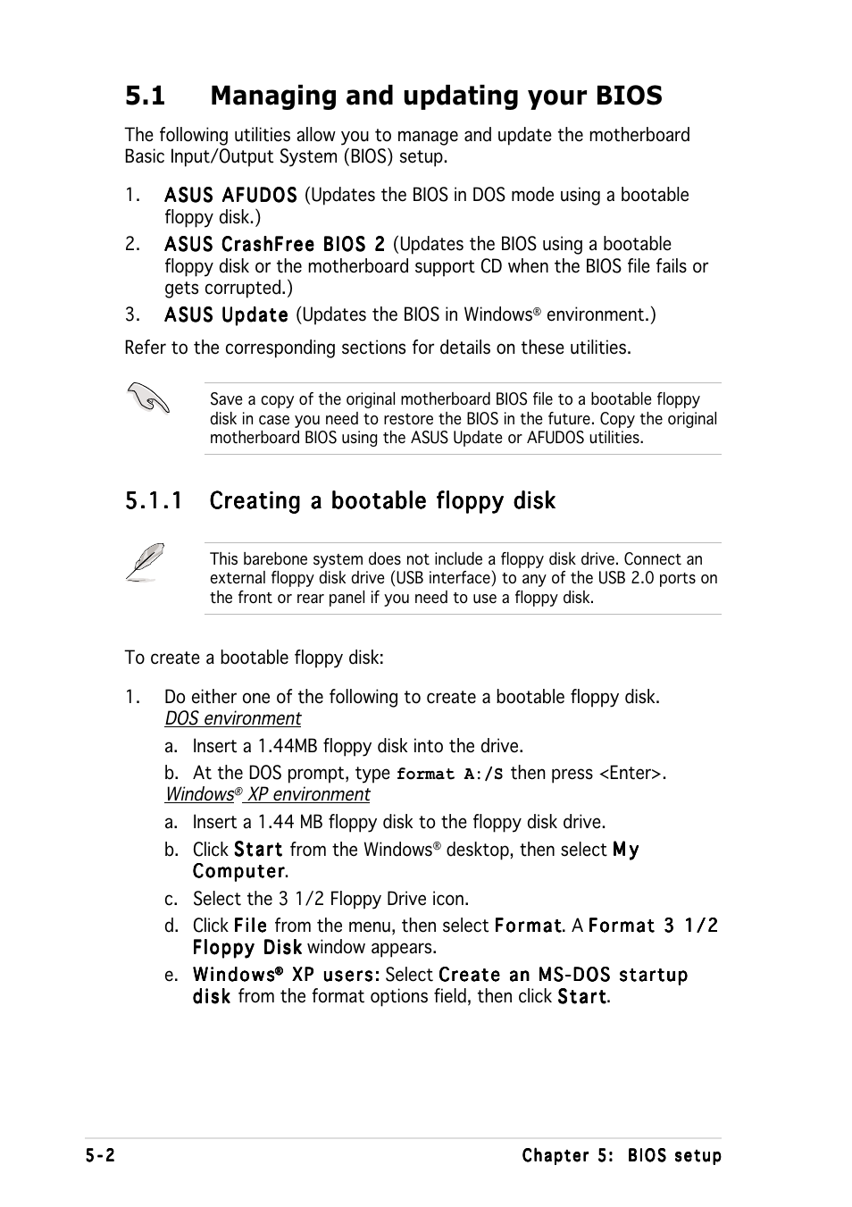 1 managing and updating your bios | Asus AP1600R-E2 User Manual | Page 60 / 96