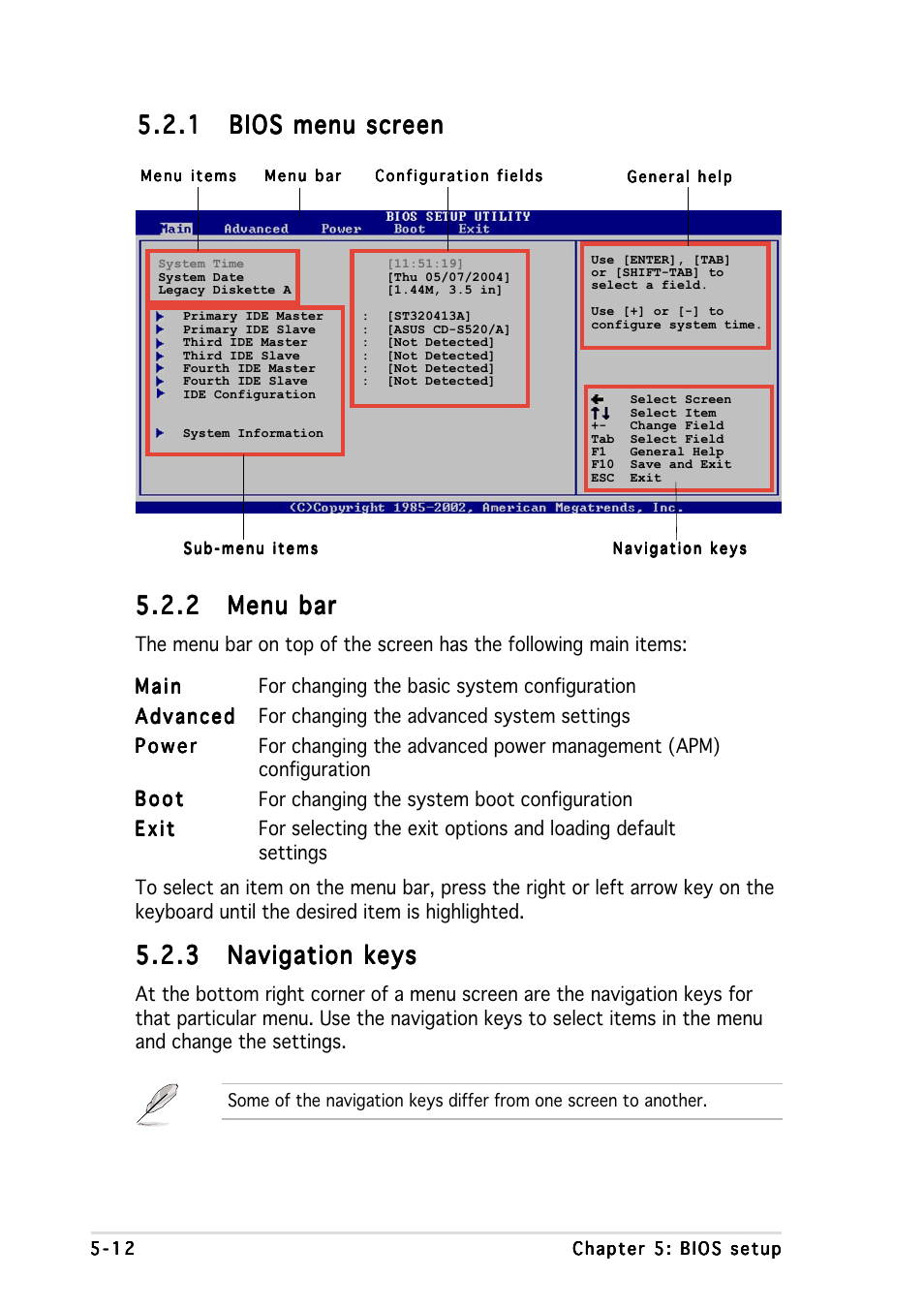 2 menu bar menu bar menu bar menu bar menu bar | Asus AP1600R-E2 User Manual | Page 70 / 96