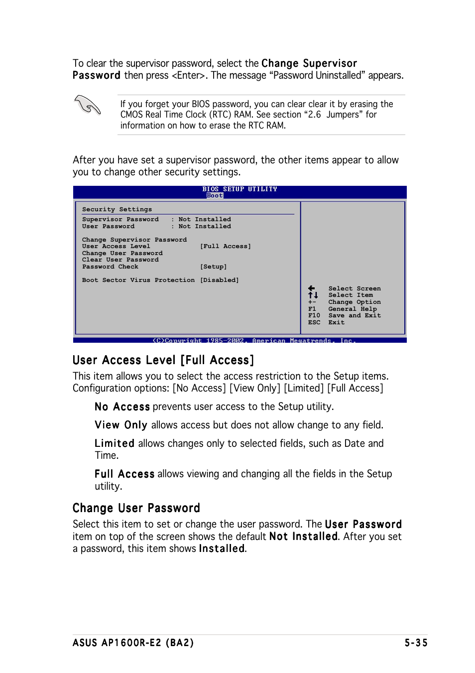 Asus AP1600R-E2 User Manual | Page 93 / 96