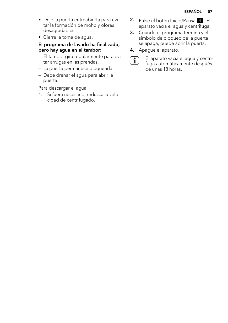 AEG L85275XFL User Manual | Page 57 / 76