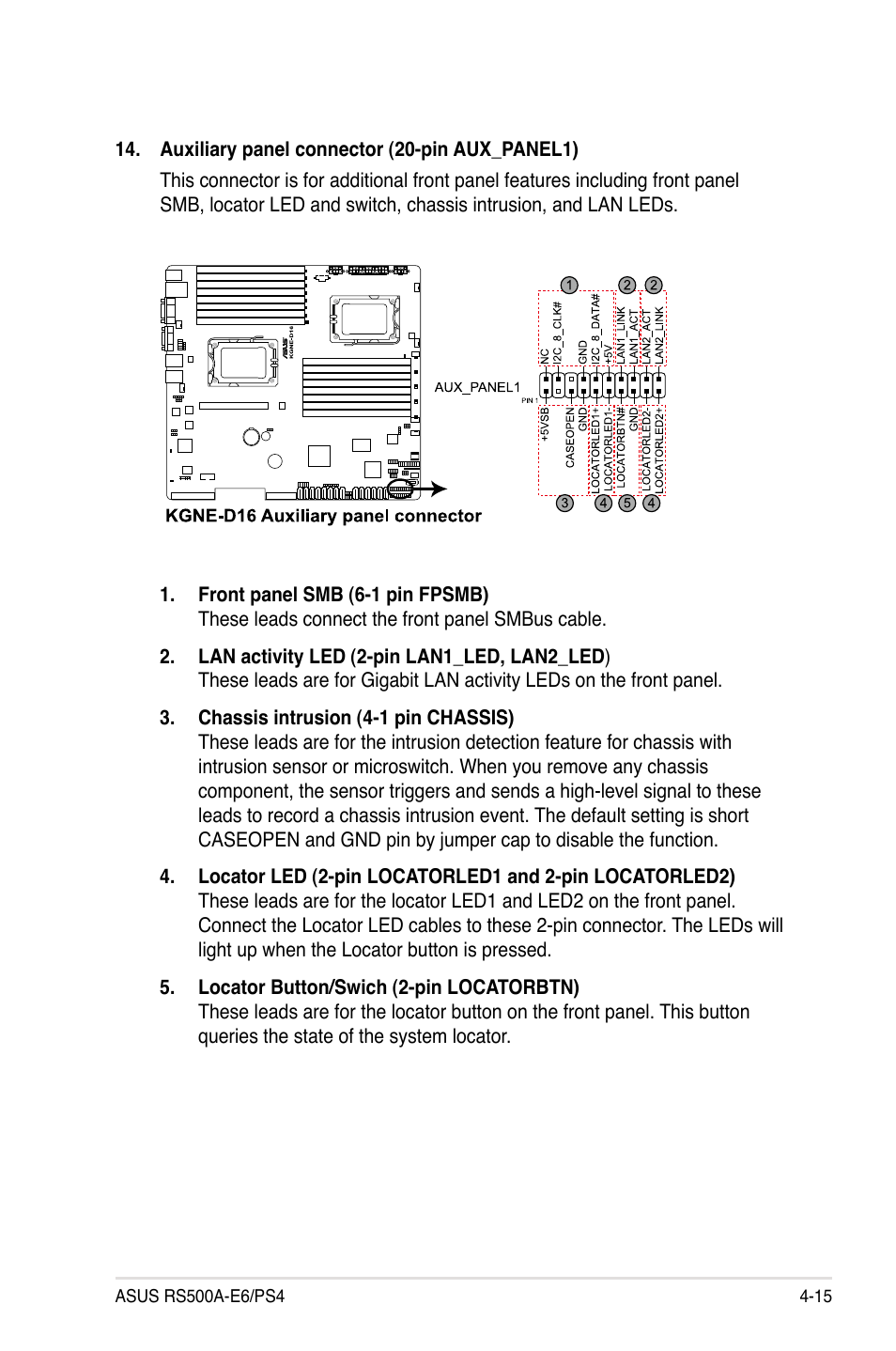 Asus RS500A-E6/PS4 User Manual | Page 63 / 116