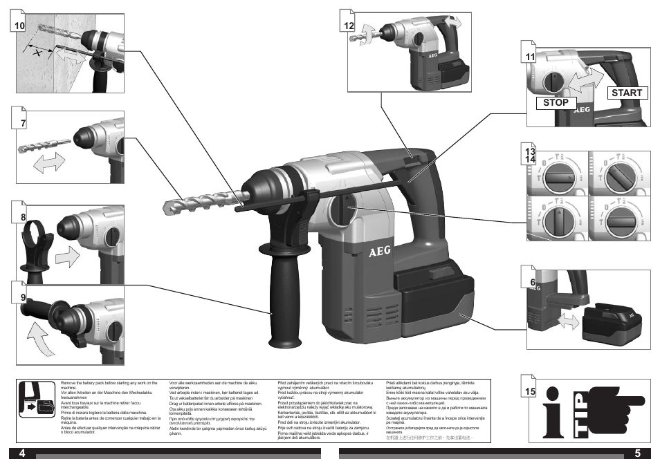 AEG BBH 24 User Manual | Page 3 / 37