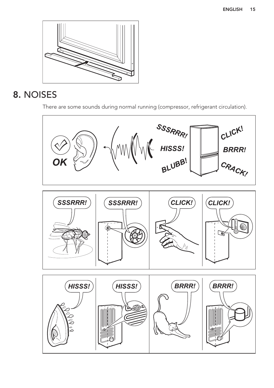 Noises | AEG SWD81800G1 User Manual | Page 15 / 52