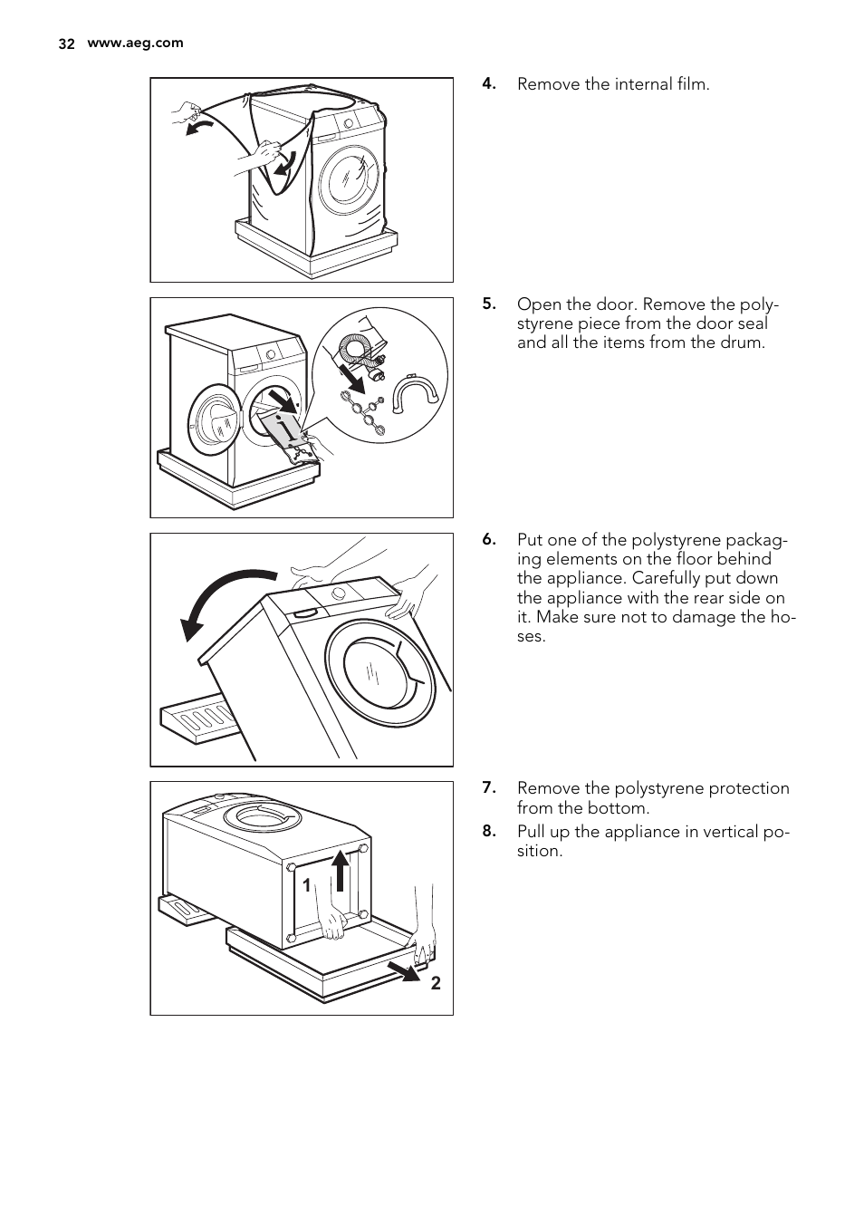 AEG L75670WD User Manual | Page 32 / 76