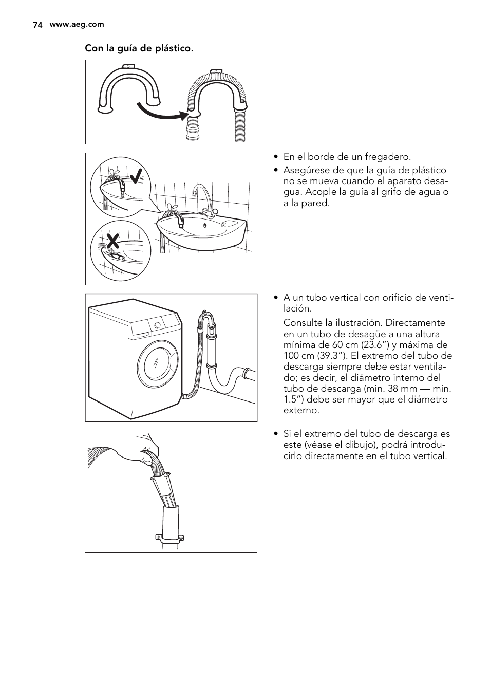 AEG L75670WD User Manual | Page 74 / 76