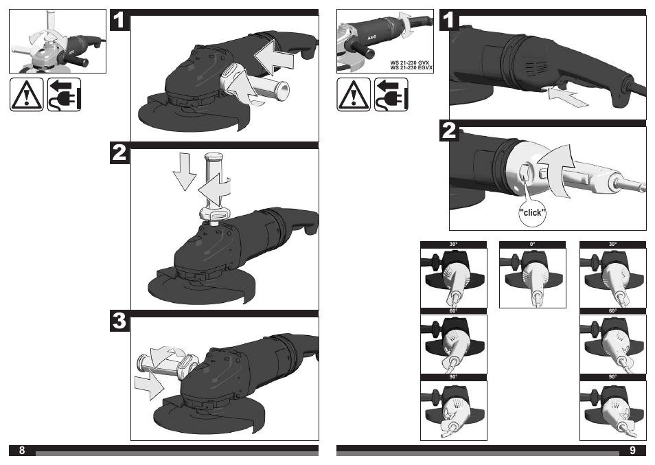 AEG WS 21-230 User Manual | Page 5 / 31