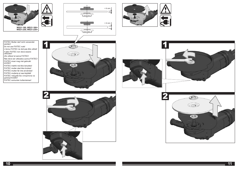 AEG WS 21-230 User Manual | Page 6 / 31