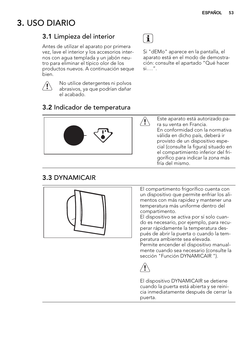 Uso diario | AEG AGS77200F0 User Manual | Page 53 / 64