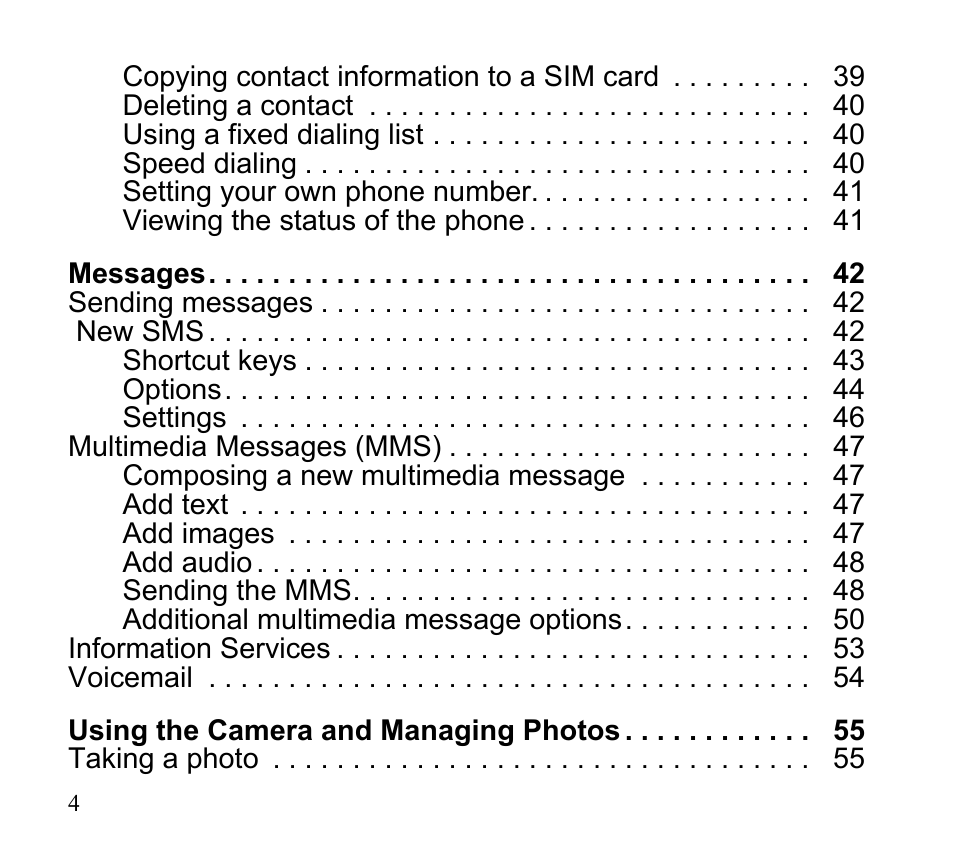 Asus V55 User Manual | Page 4 / 102