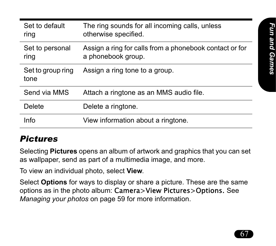 Pictures, 67 pictures | Asus V55 User Manual | Page 67 / 102