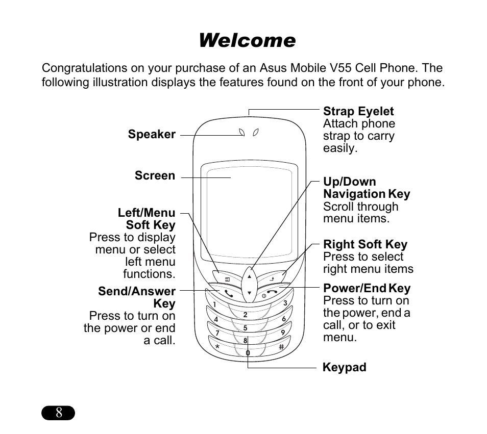 Welcome | Asus V55 User Manual | Page 8 / 102