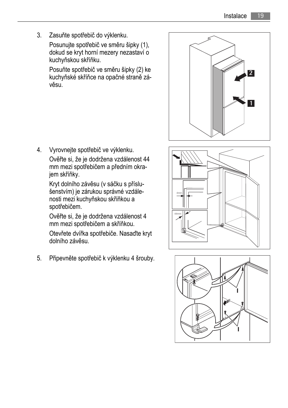 AEG SCS81800F0 User Manual | Page 19 / 100